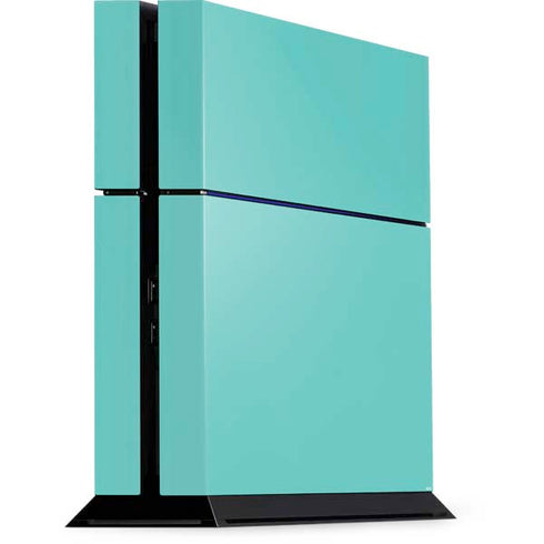 Turquoise Blue Solid PS4 Console Skin