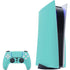 Turquoise Blue Solid PS5 Bundle Skin
