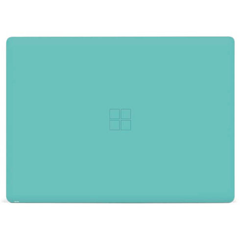 Turquoise Blue Solid Surface Laptop 2 Skin