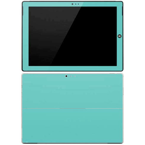 Turquoise Blue Solid Surface Pro 3 Skin