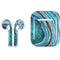 Turquoise Watercolor Geode Apple AirPods Skin