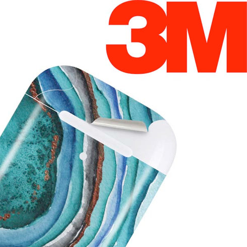 Turquoise Watercolor Geode Apple AirPods Skin