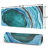 Turquoise Watercolor Geode Gaming Mouse Pad