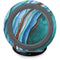 Turquoise Watercolor Geode Fast Charge Wireless Charging Stand Skin