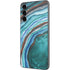 Turquoise Watercolor Geode Galaxy A14 5G Skin