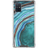 Turquoise Watercolor Geode Galaxy A51 5G Clear Case