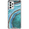 Turquoise Watercolor Geode Galaxy A53 5G Clear Case