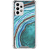 Turquoise Watercolor Geode Galaxy A53 5G Clear Case