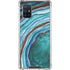 Turquoise Watercolor Geode Galaxy A71 5G Clear Case