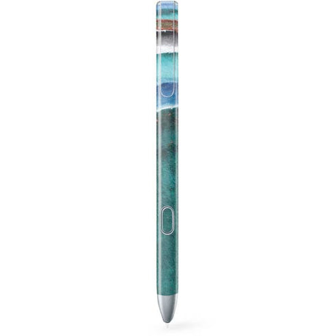 Turquoise Watercolor Geode Galaxy Book 12in Skin