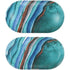 Turquoise Watercolor Geode Galaxy Buds Plus Skin