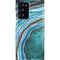 Turquoise Watercolor Geode Galaxy Note20 Ultra 5G Lite Case