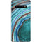 Turquoise Watercolor Geode Galaxy S10 Plus Skin