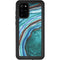 Turquoise Watercolor Geode Galaxy S20 Plus Waterproof Case