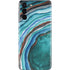 Turquoise Watercolor Geode Galaxy S21 5G Skin