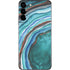 Turquoise Watercolor Geode Galaxy S22 Plus Skin