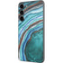 Turquoise Watercolor Geode Galaxy S23 Plus Skin
