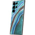 Turquoise Watercolor Geode Galaxy S23 Ultra Skin