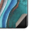 Turquoise Watercolor Geode Galaxy Z Flip Skin