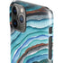 Turquoise Watercolor Geode iPhone 11 Pro Lite Case
