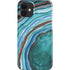 Turquoise Watercolor Geode iPhone 12 Mini Lite Case