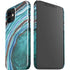 Turquoise Watercolor Geode iPhone 12 Mini Lite Case