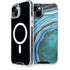 Turquoise Watercolor Geode iPhone 13 MagSafe Case