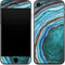 Turquoise Watercolor Geode iPhone 8 Skin