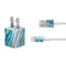 Turquoise Watercolor Geode iPhone Charger (5W USB) Skin