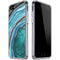 Turquoise Watercolor Geode iPhone SE (2nd & 3rd Gen) Clear Case