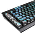 Turquoise Watercolor Geode K95 RGB PLATINUM Mechanical Gaming Keyboard Skin