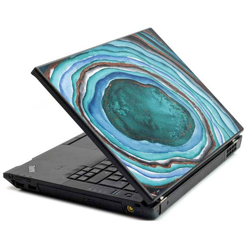 Turquoise Watercolor Geode Lenovo T420 Skin