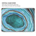 Turquoise Watercolor Geode MacBook Air 15in (2023-2025) Case plus Skin
