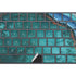 Turquoise Watercolor Geode Magic Keyboard with Numeric Keypad Skin