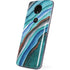 Turquoise Watercolor Geode Moto E5 Plus Skin
