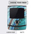 Turquoise Watercolor Geode Motorola RAZR Skin
