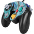 Turquoise Watercolor Geode Nintendo GameCube Controller Skin