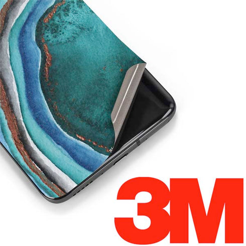 Turquoise Watercolor Geode OnePlus 7 Pro Skin