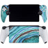 Turquoise Watercolor Geode PlayStation Portal Remote Player Skin
