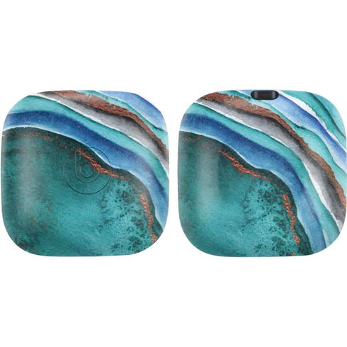 Turquoise Watercolor Geode PowerBeats Pro Skin