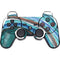 Turquoise Watercolor Geode PS3 Dual Shock wireless controller Skin