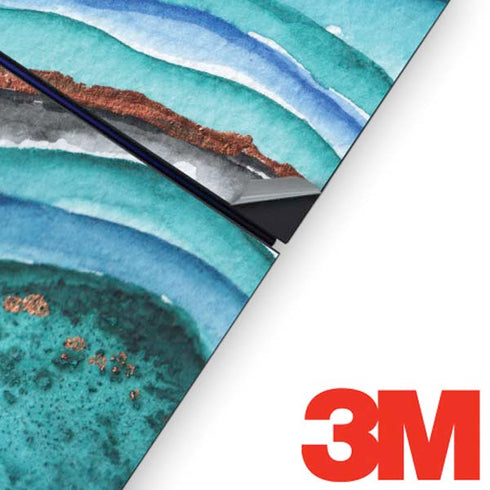 Turquoise Watercolor Geode PS4 Console and Controller Bundle Skin