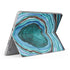 Turquoise Watercolor Geode Surface Go Skin