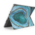 Turquoise Watercolor Geode Surface Pro 8 Skin