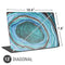 Turquoise Watercolor Geode Universal Laptop 13in (10.6 x 7.6in) Skin
