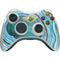 Turquoise Watercolor Geode Xbox 360 Wireless Controller Skin