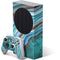 Turquoise Watercolor Geode Xbox Series S Bundle Skin