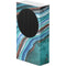 Turquoise Watercolor Geode Xbox Series S Console Skin