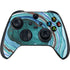 Turquoise Watercolor Geode Xbox Series X Controller Skin