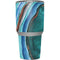 Turquoise Watercolor Geode Yeti 30oz Rambler Tumbler Skin